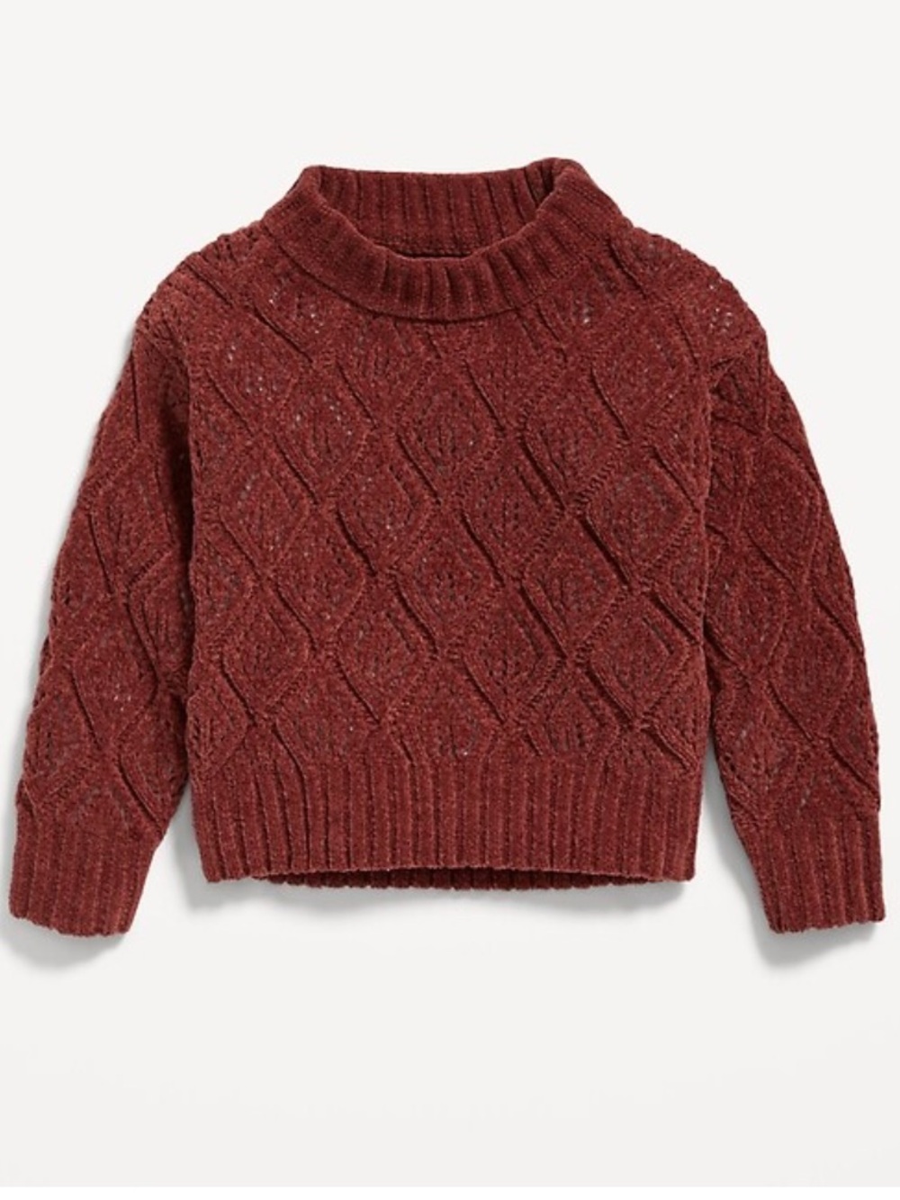 Old Navy Crew-Neck Pointelle-Knit Sweater for Toddlers